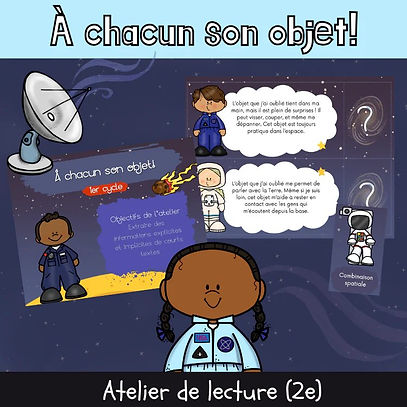 Atelier de lecture - À chacun son objet (2e)