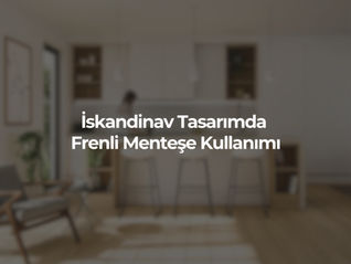 İskandinav Tasarımda Frenli Menteşe Kullanımı