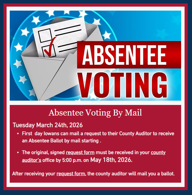 First Day to Request Absentee Ballot
