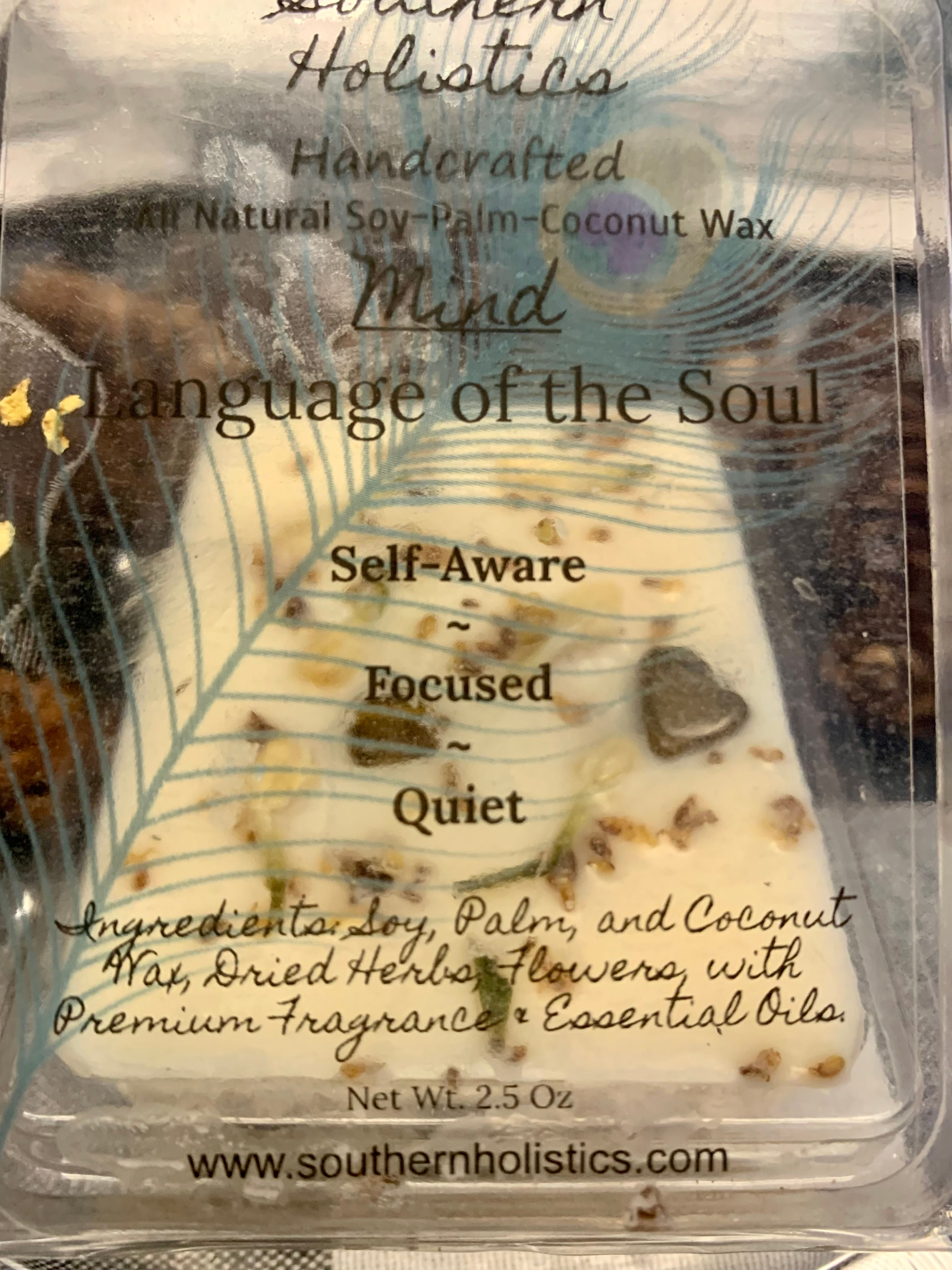 Mind-Gemini-Scorpio-Aquarius 2.5oz/6 cube-Handcrafted Soy/Palm/Coconut Wax