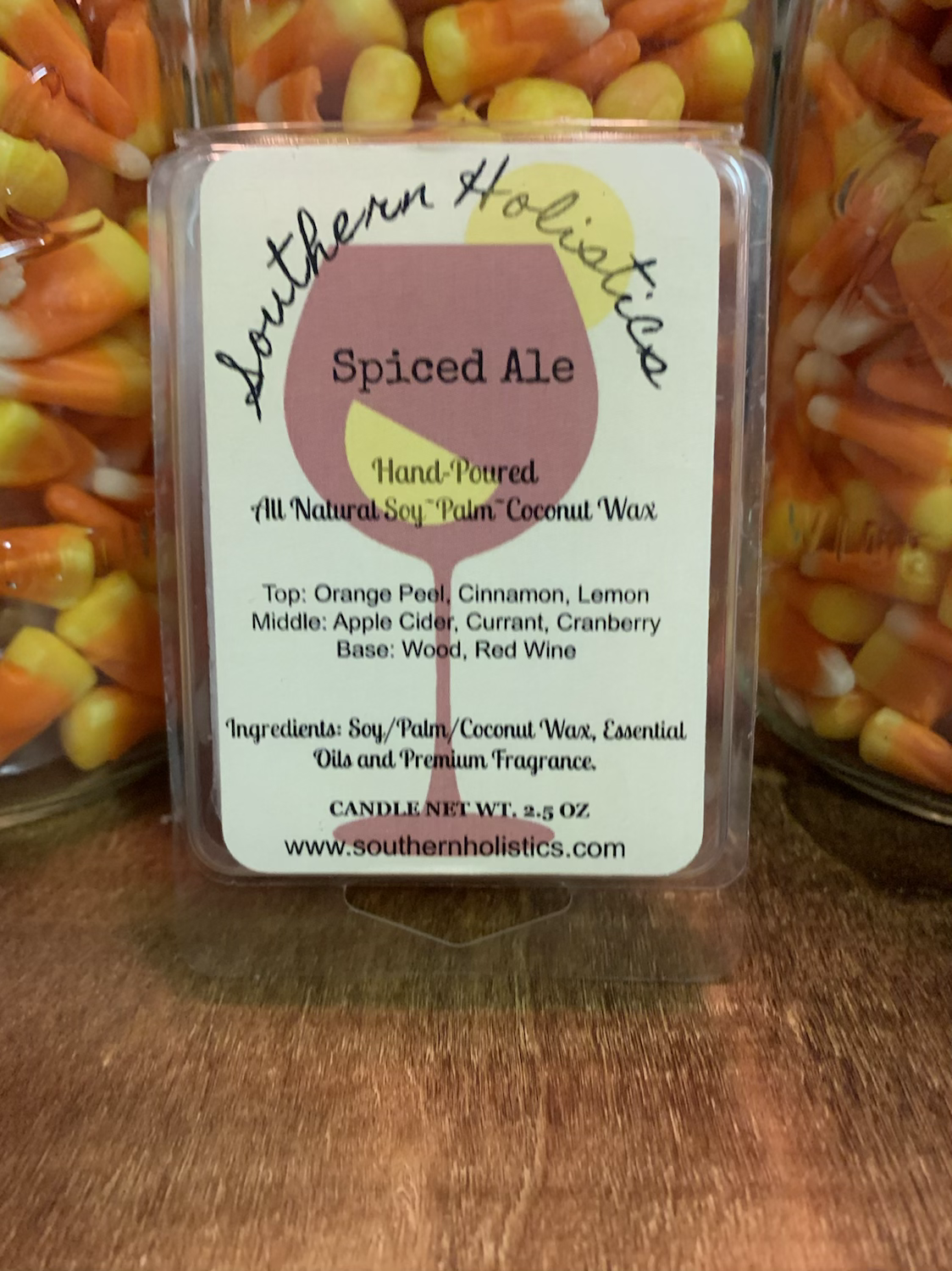 Spiced Ale - 2.5oz/6 cube - Handcrafted Soy/Palm/Coconut Wax Melt