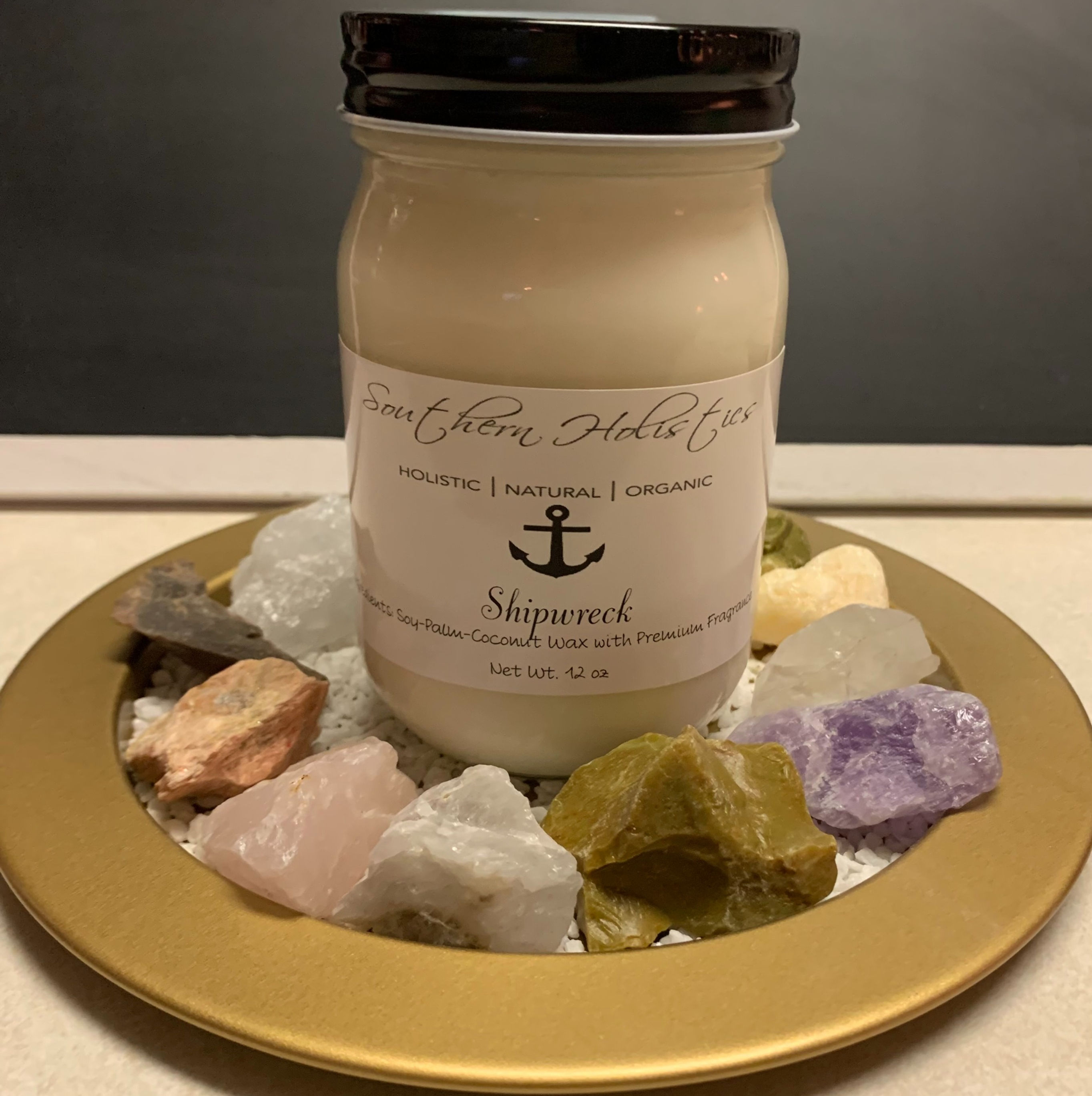 Shipwreck - 12oz Jar - All-Natural Soy/Palm/Coconut Wax Candle