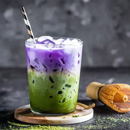 Matcha Ube Latte Recipe: The Gorgeous Purple & Green Drink You Need to Make Right Now