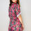 Thumbnail: Vintage dress rose printed