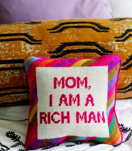 CHER RICH MAN CUSHION