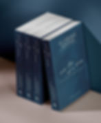 Thumbnail: Stack of 4 book spines / Shadow work journal