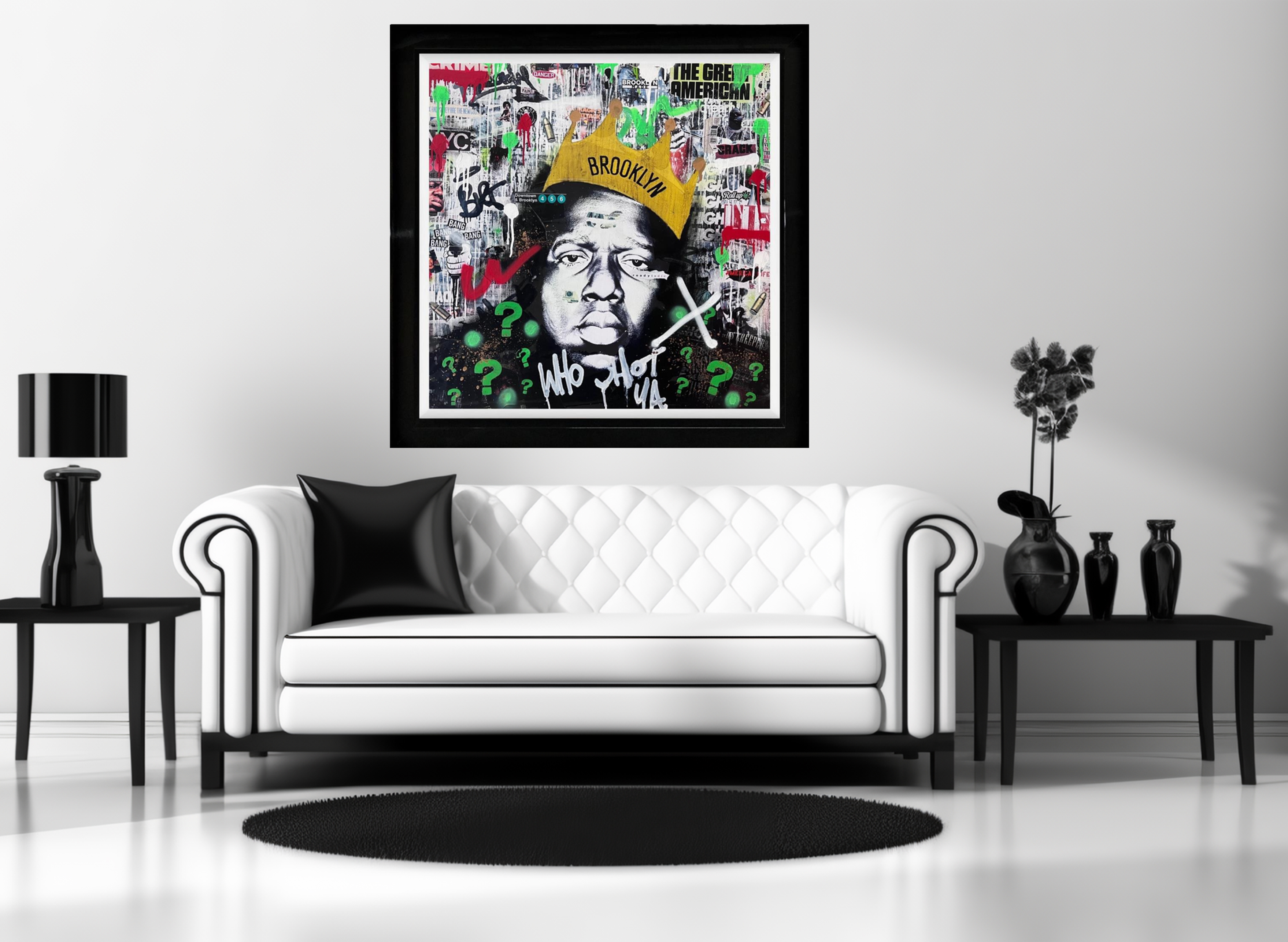 "WHO SHOT YA" FRAMED LIMITED EDITION