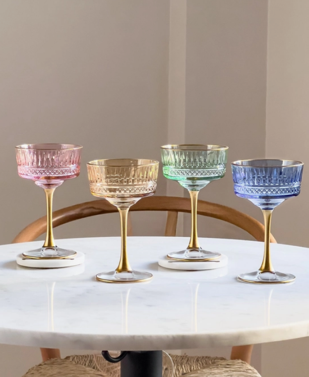 DEVINE DESIGN CHAMPAGNE COUPES