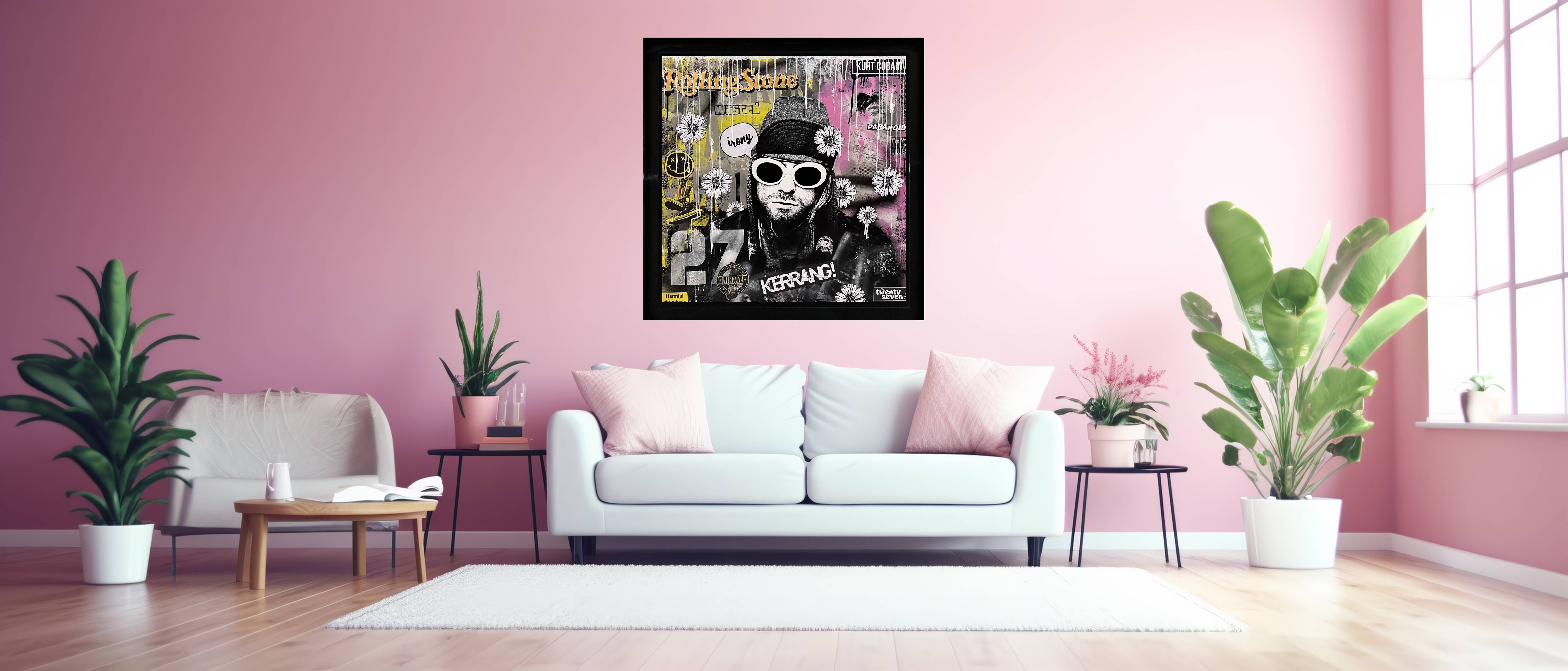 "IRONY IN BLOOM" FRAMED ORIGINAL