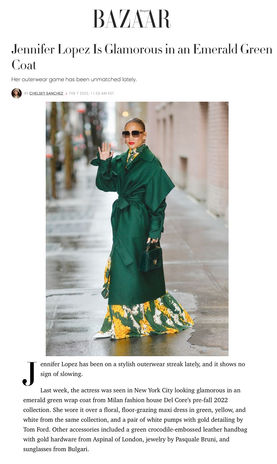 BAZAR Jennifer Lopez