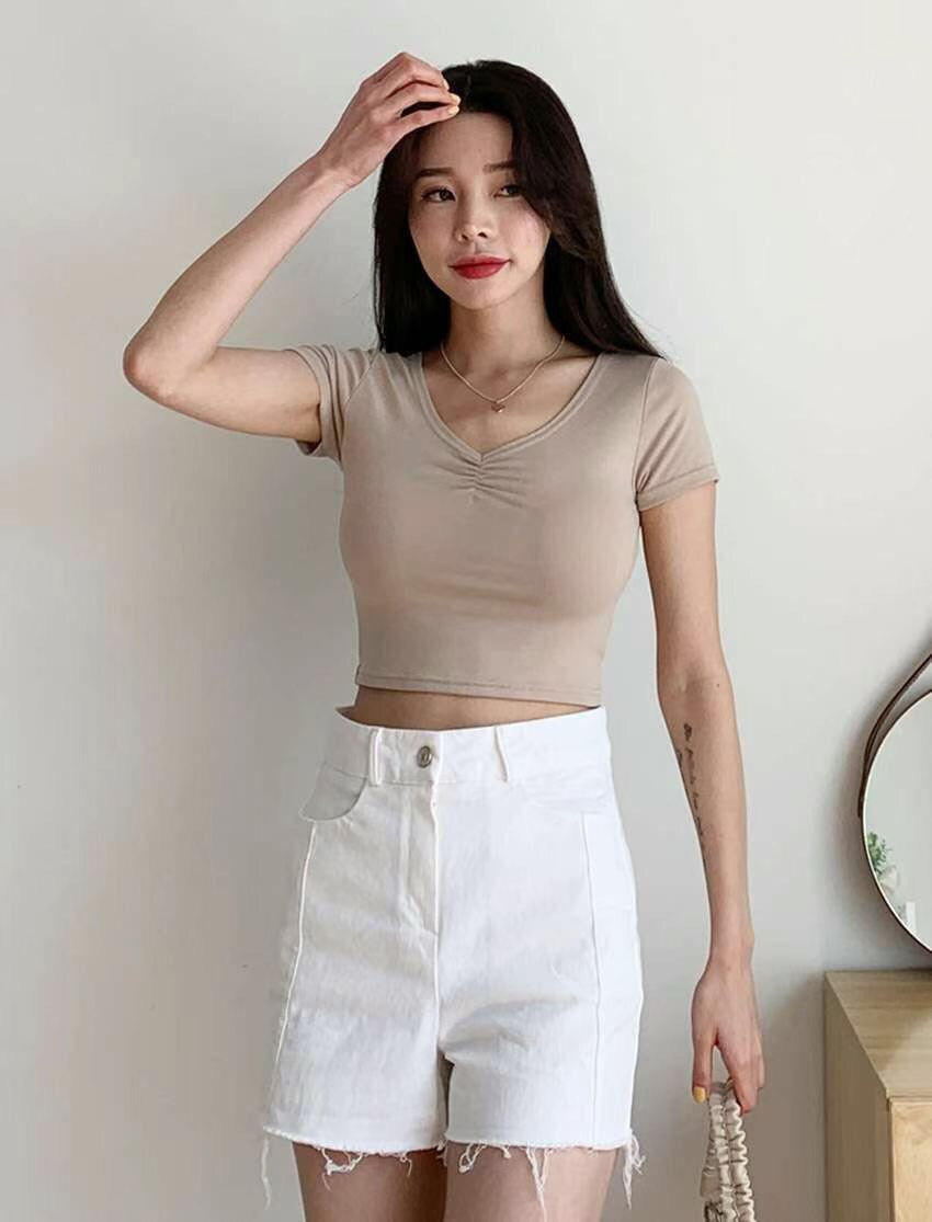 Thumbnail: V領短款TEE