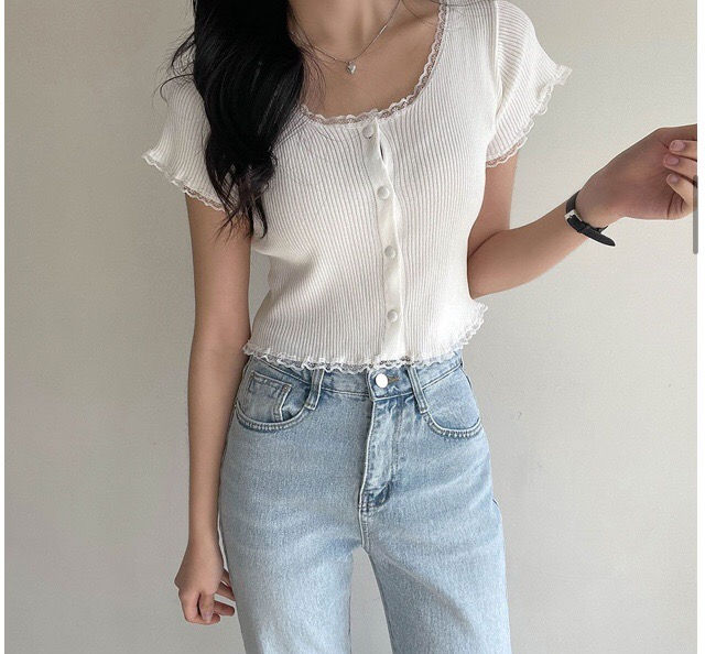 Thumbnail: Lace針織短袖