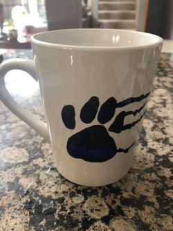 K-9 Donation Basket- Pup Mug