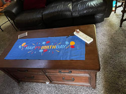 Happy Birthday Table Cloth