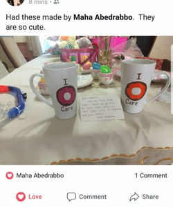 Donut Mug Set Thank You