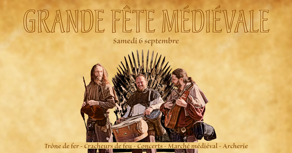 🏰 La Grande Fête Médiévale avec spectacles de feu, archerie, marché et concert 🔥