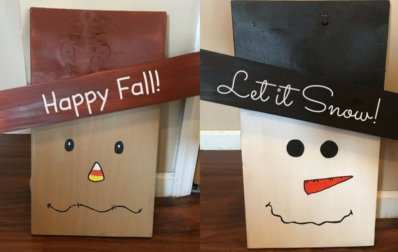 Two-Sided Festive Board Art