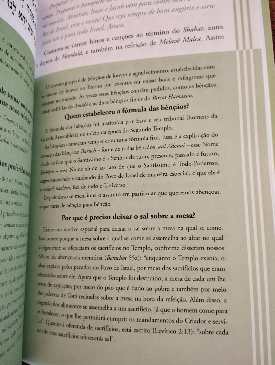 Miniatura: Ritual para Refeições de Shabat Segundo a Lei Judaica