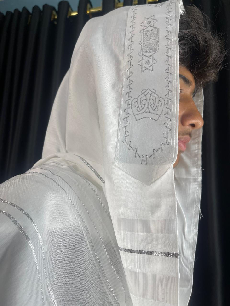 Talit Gadol Kesef Elegante