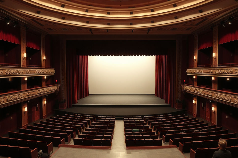 looking at an empty stage and empty theater from the balcony of a theater .jpg