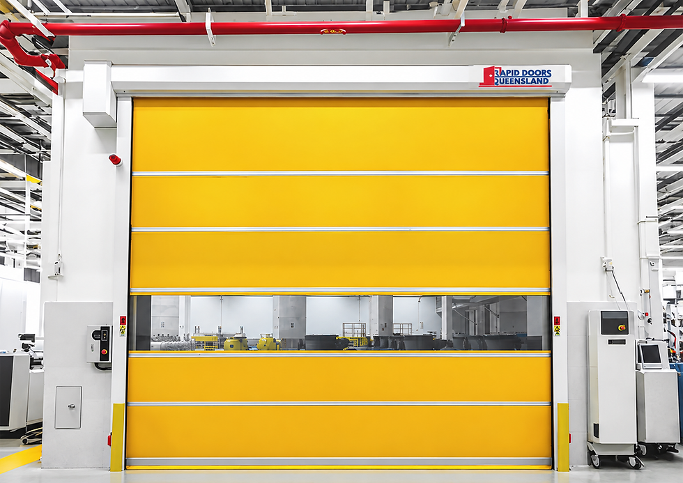 RDQ PVC high speed door product example