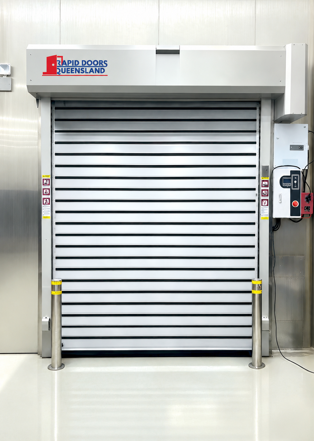 Compact aluminium rapid doors