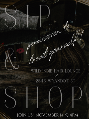 Sip, Shop, and Celebrate Local at Wild Indie Hair Lounge!