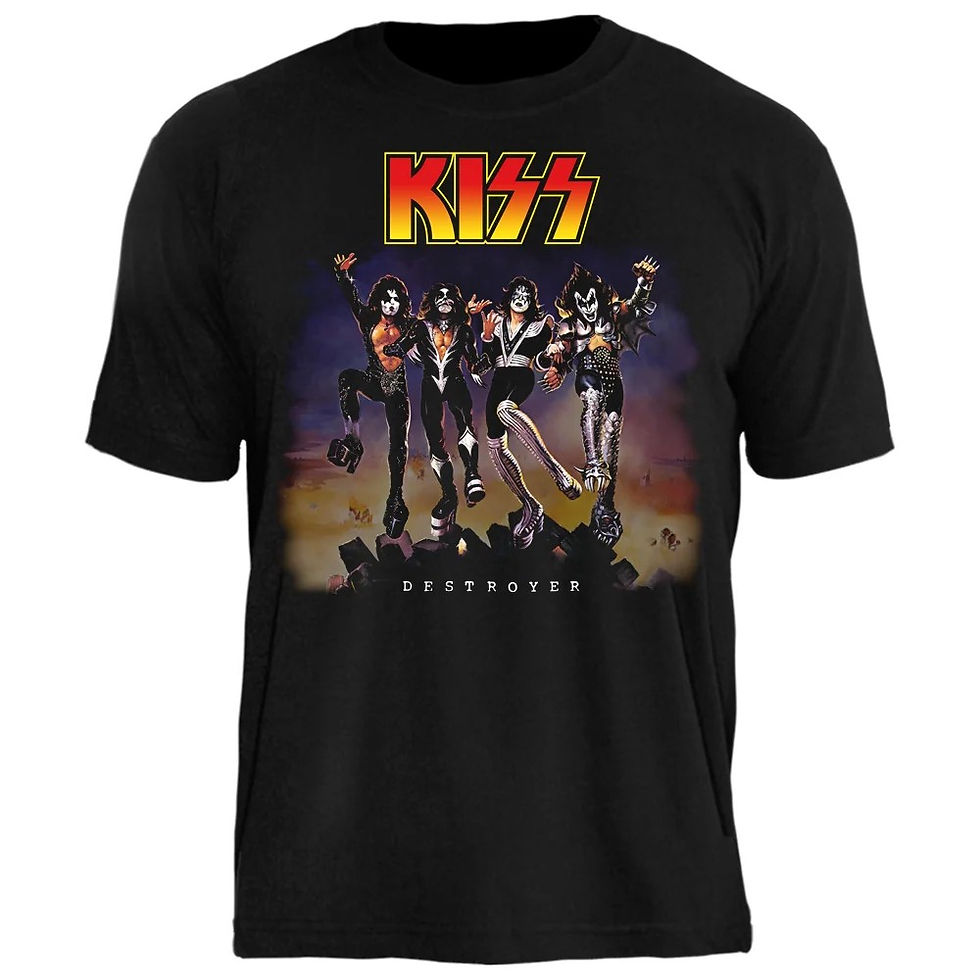Camiseta Kiss Destroyer Preta TS1685
