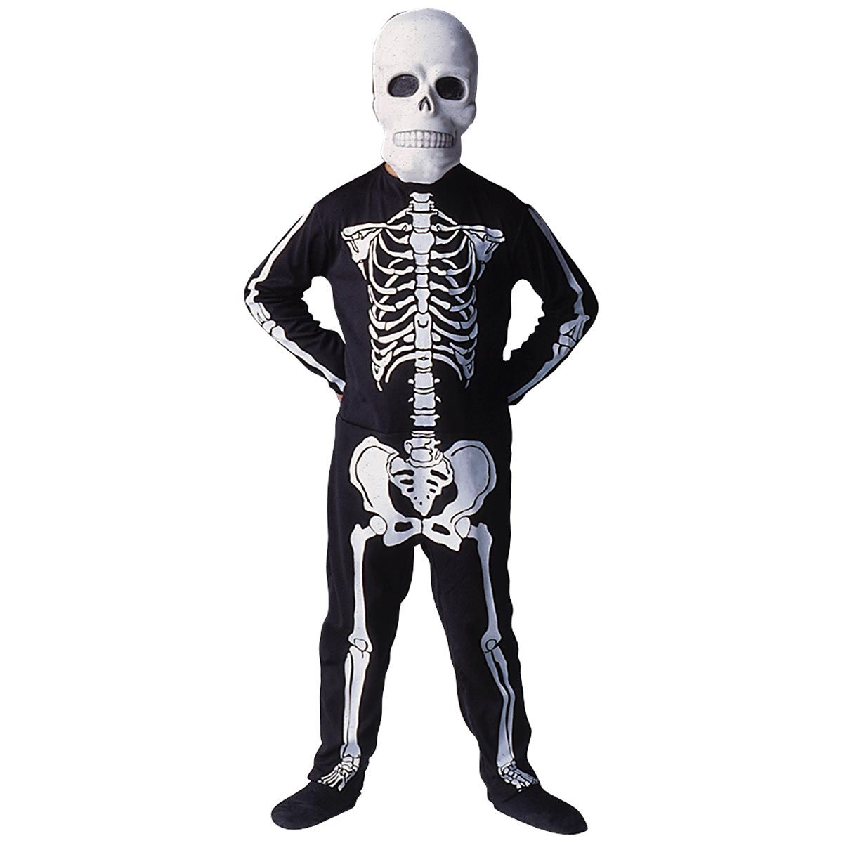 Macacão Fantasia Esqueleto Infantil Preto Sula 923640