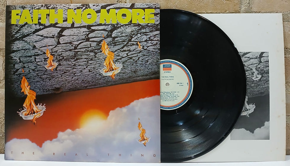 Vinil Lp Faith No More The Real Thing C/ Encarte Excele 1990