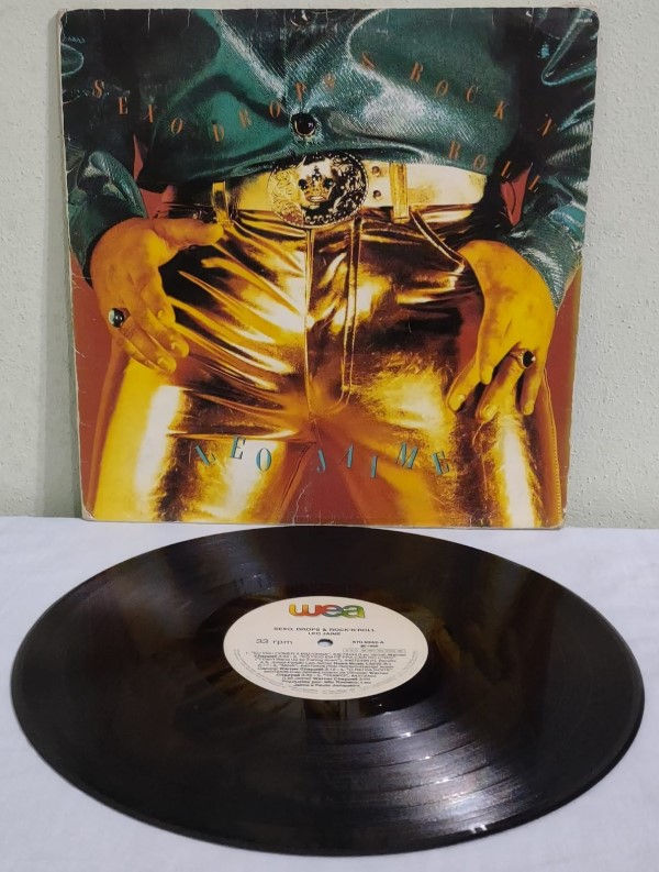 Vinil Lp Leo Jaime Sexo Drops & Rock Roll Nac C/Encarte 1990