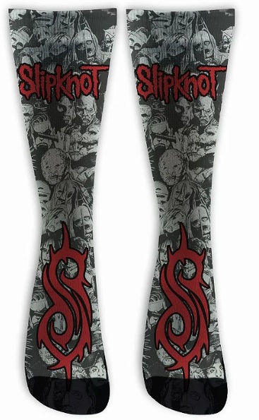 Meia Cano Alto Slipknot Masks Bos MB05