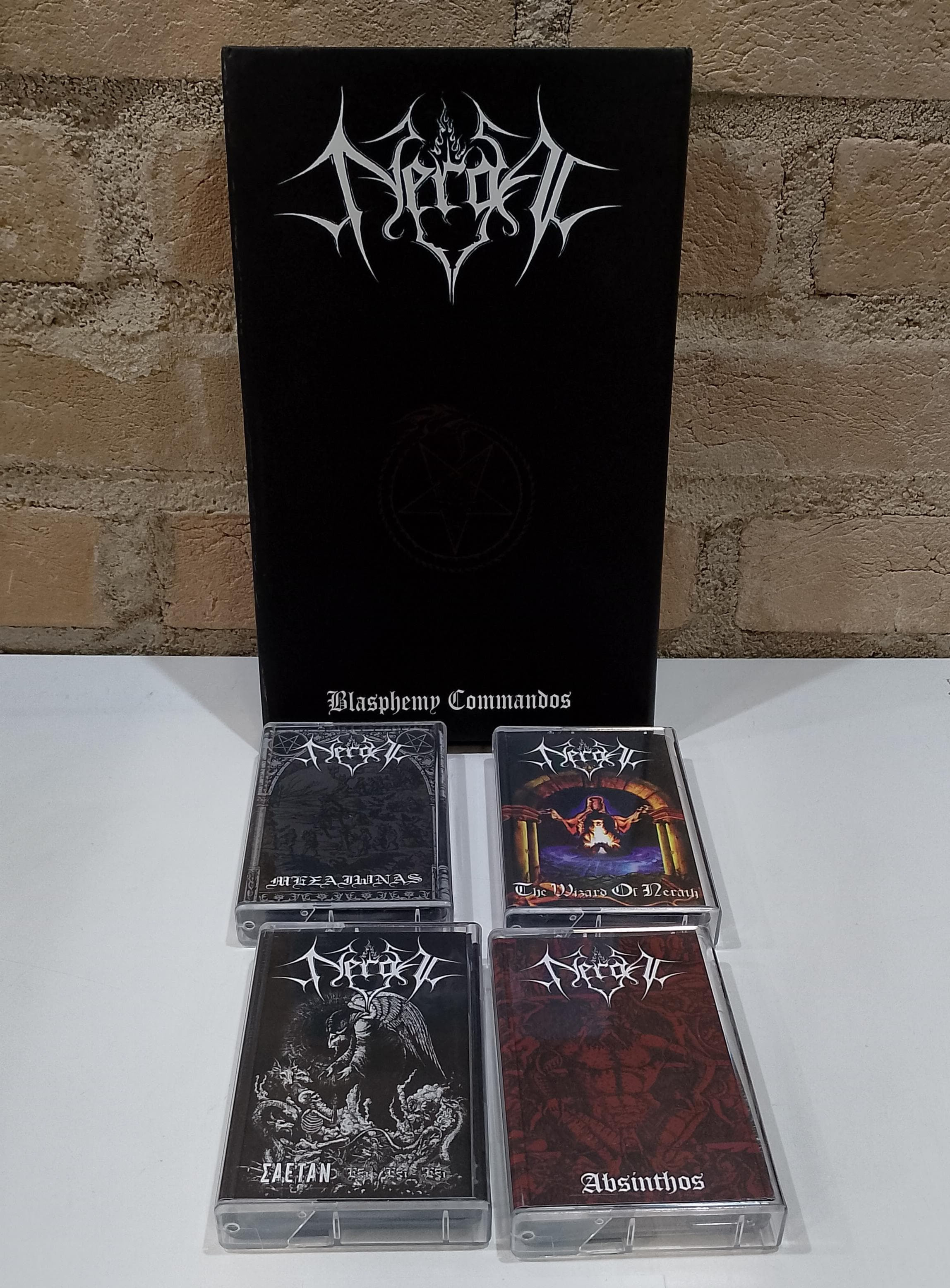 Box Set Fitas K7 Nergal Blasphemy Commandos IMP Raro EX 2014