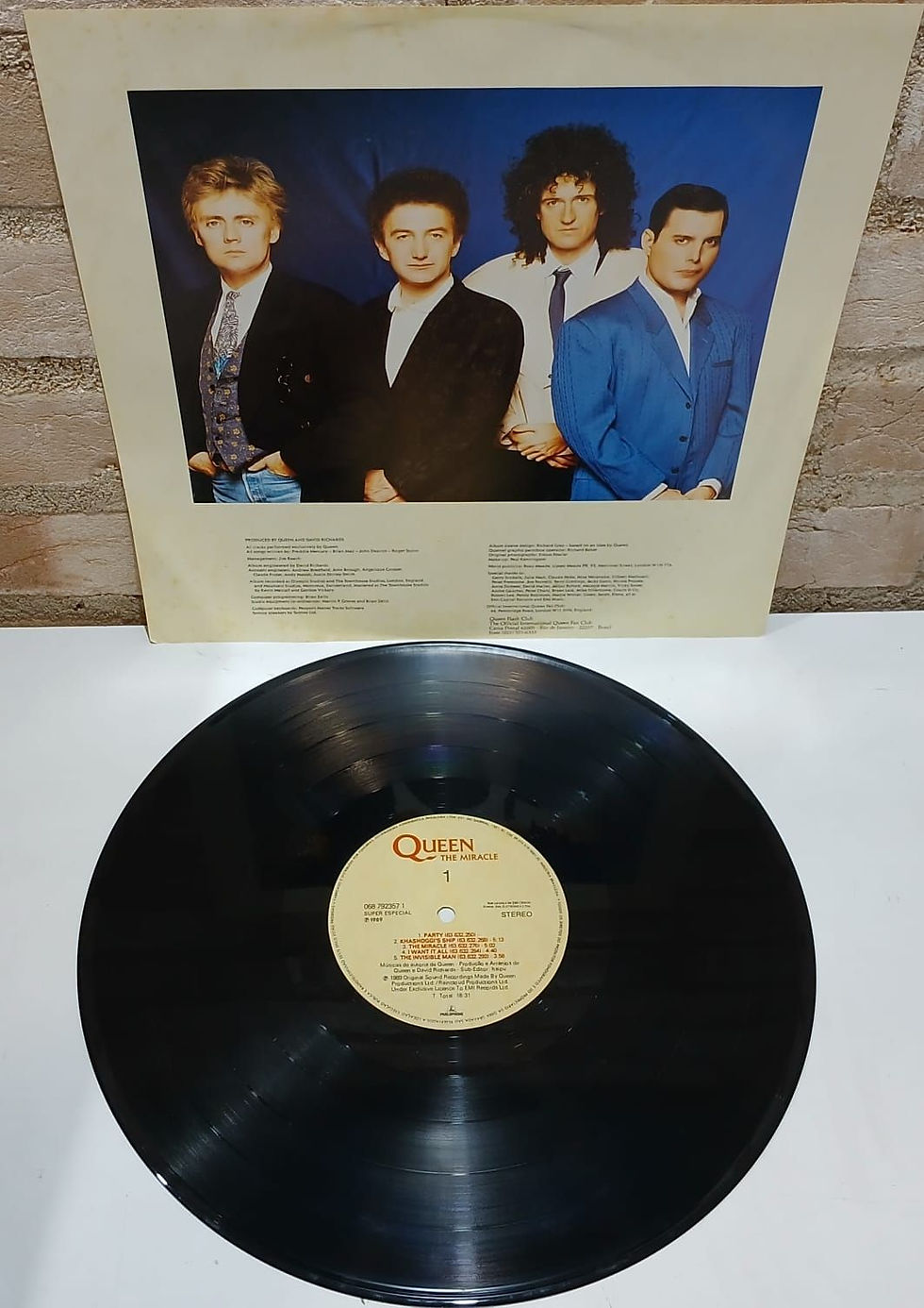 Miniatura: LP Usado Queen The Miracle Com Encarte Muito Bom Estado Nac