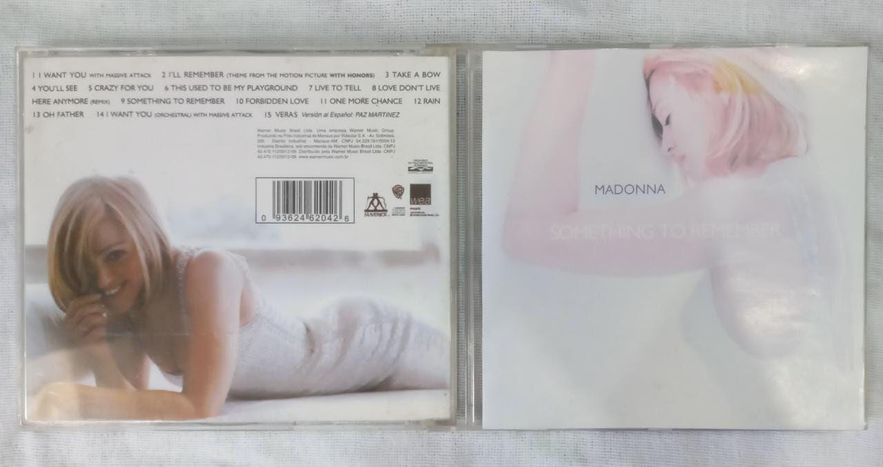 Cd Usado Madonna Something To Remember CDU10404