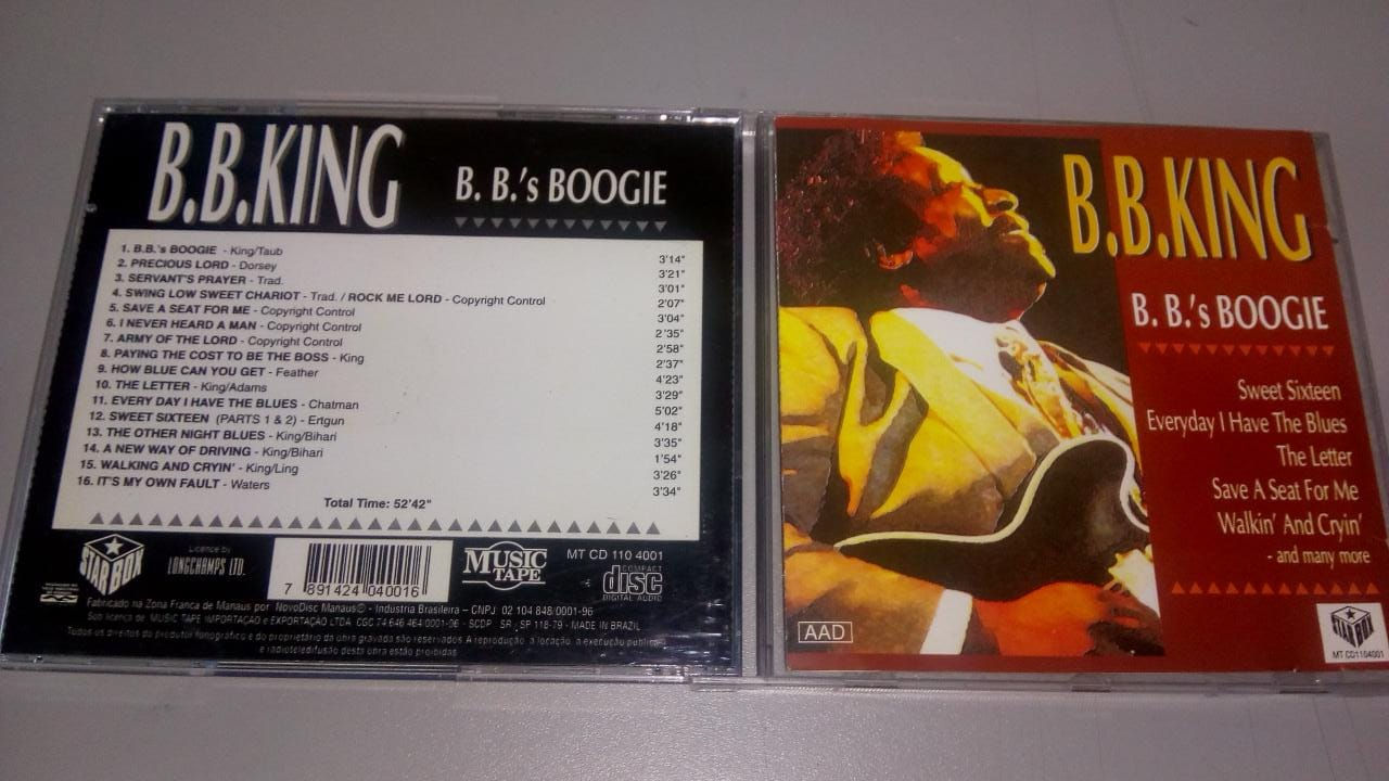 Cd Usado BB King B Bs Boogie CDU968