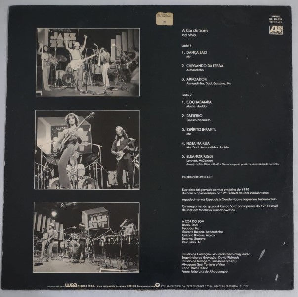 Miniatura: Vinil Lp A Cor Do Som Mudança de Estação Naci C/Encarte 1981