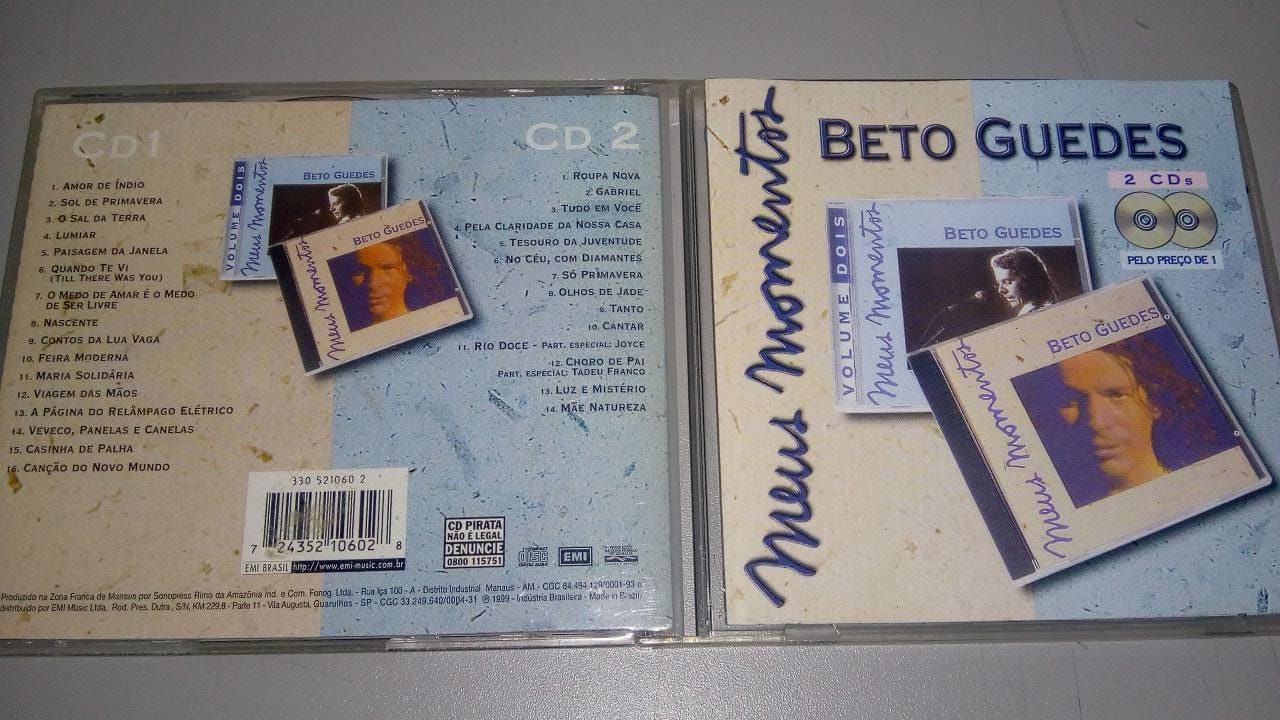Cd Usado Beto Guedes Meus Momentos Duplo CDU992