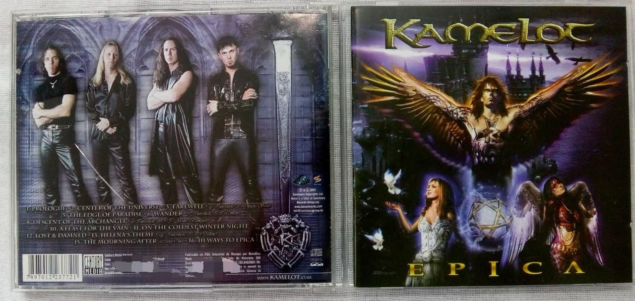 Cd Usado Kamelot Epica Raro Muito Bom Estado CDU6329