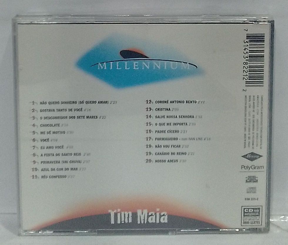 Miniatura: CD Usado Tim Maia Millennium 20 Músicas Do Século XX