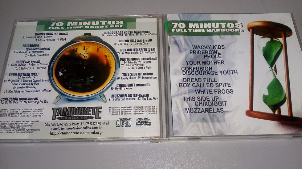 Cd Usado 70 Minutos Full Time Hardcore Vários CDU202