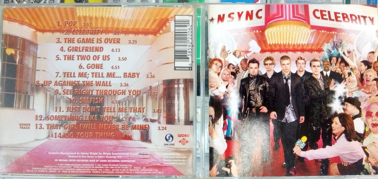 Cd Usado NSYNC Celebrity CDU4841