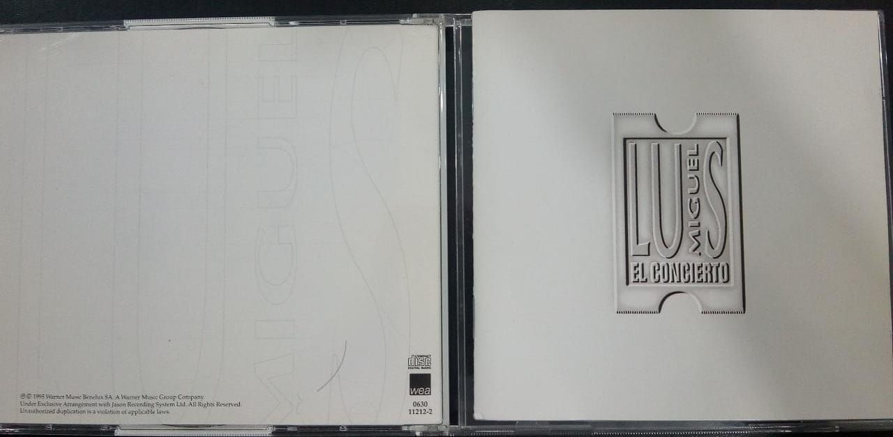 Cd Usado Luis Miguel El Concierto Duplo Imp Promo MB CDU4922