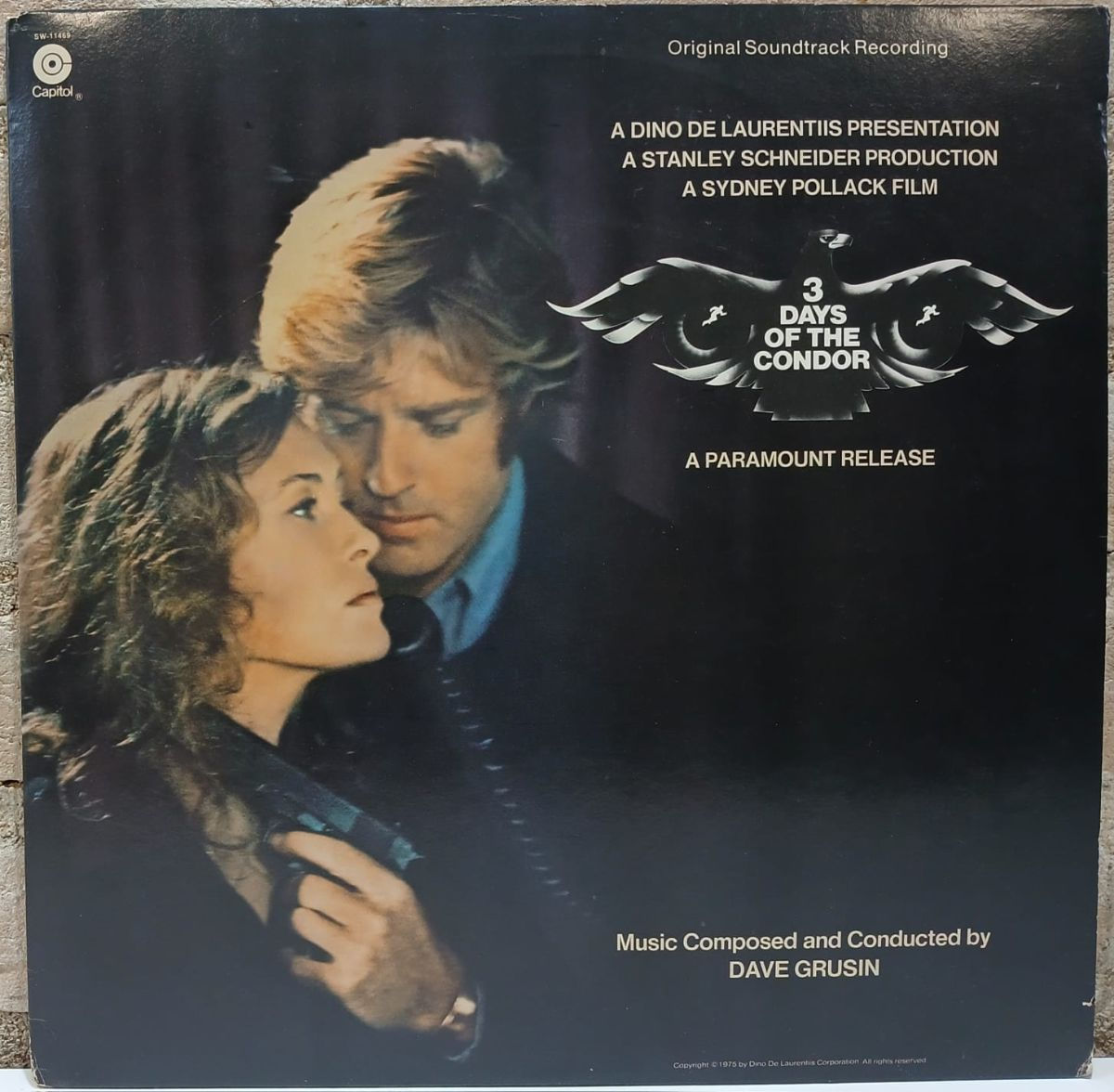 LP Usado 3 Days of the Condor Soundtrack Original Soundtrack