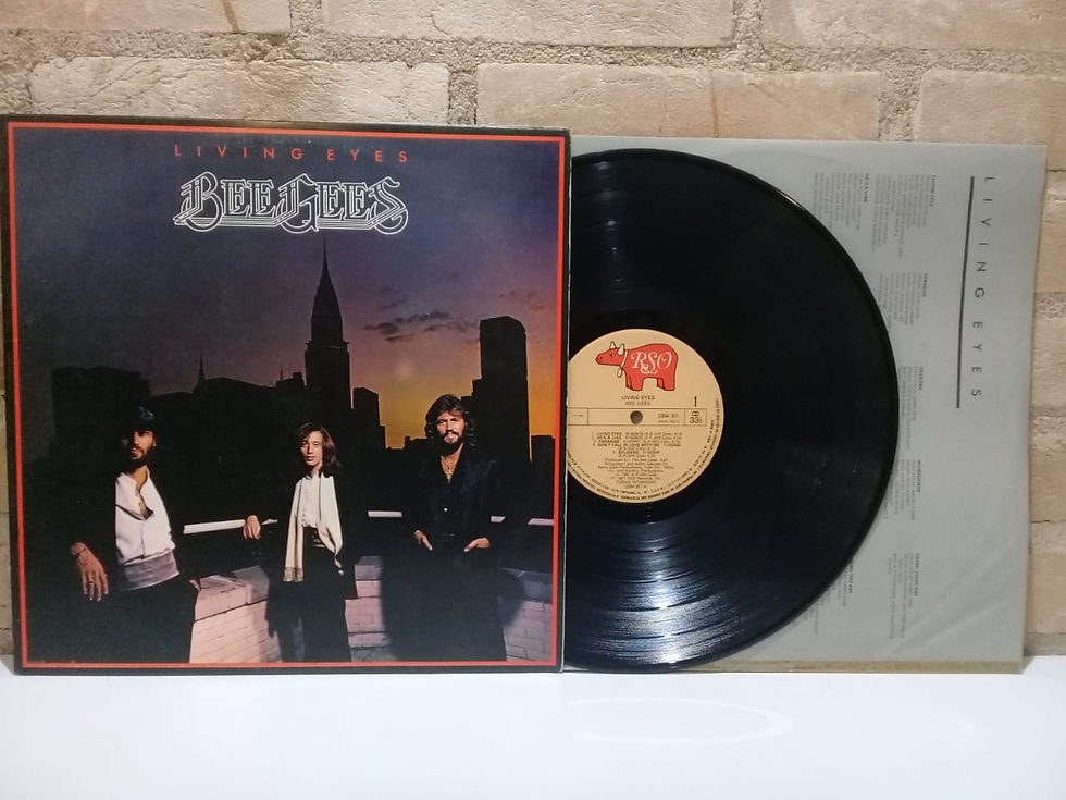 Vinil Lp Bee Gees Living Eyes Excelente Capa Dupla Encarte