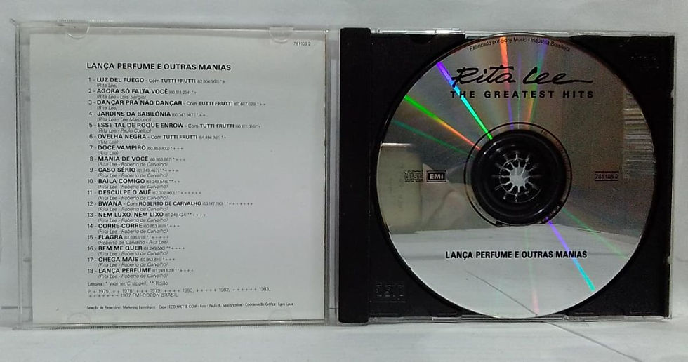 Miniatura: CD Usado Rita Lee Lança Perfume E Outras Manias