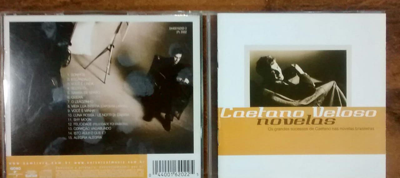 Cd Usado Caetano Veloso Novelas MB CDU568