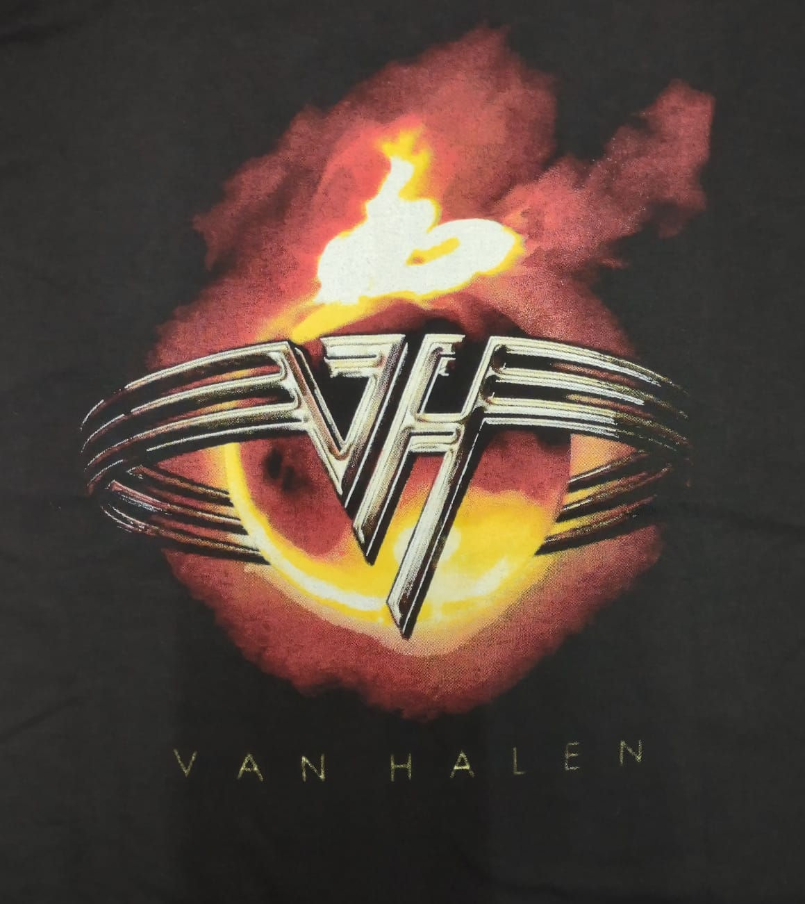 Camiseta Van Halen Logo Preto RRCM04