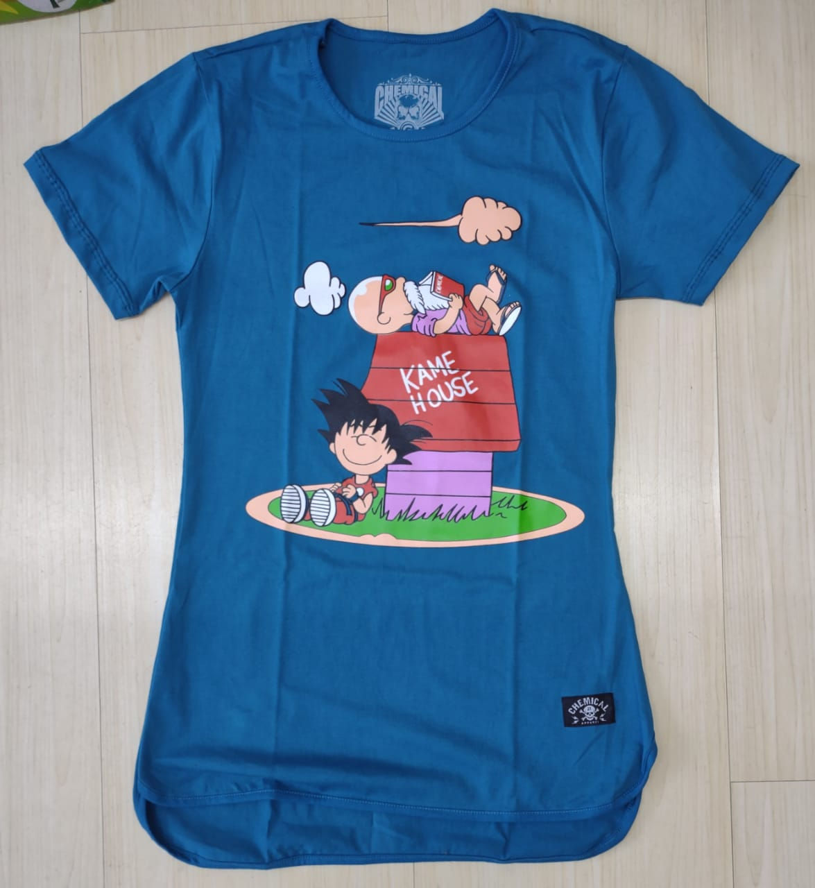 Camiseta Feminina Kane House Snoop Azul Chemical C2481