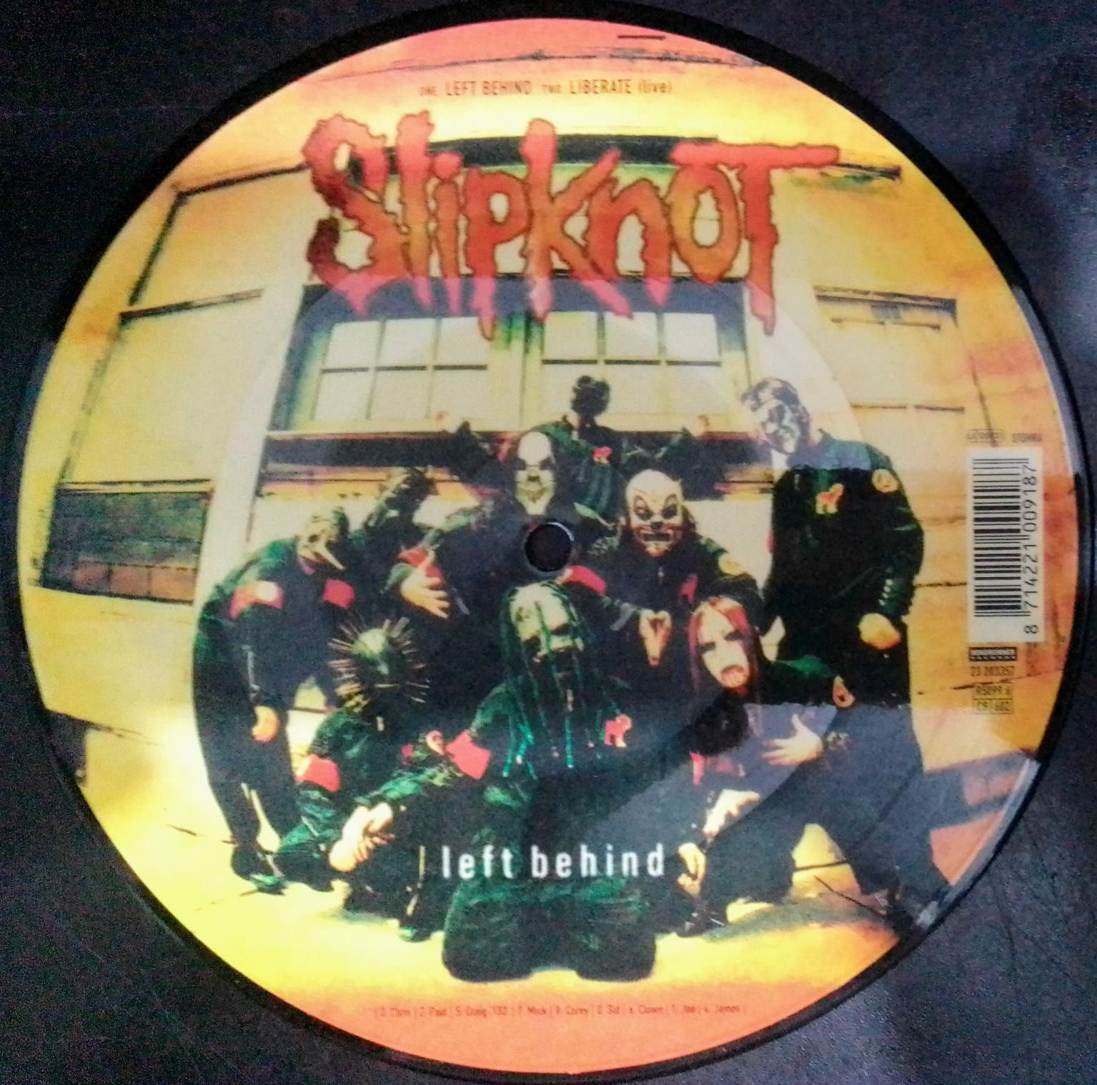 Vinil Lp Compacto 7´´ Slipknot Left Behind / Liberate PC IMP